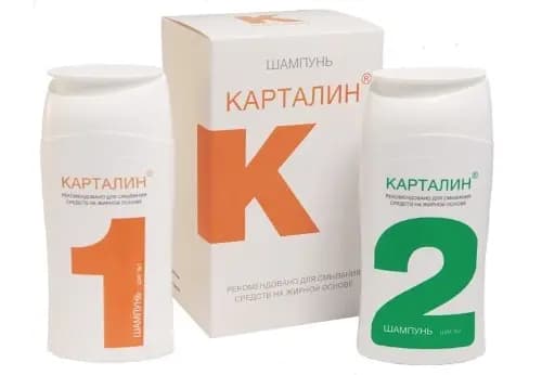Карталин набор /шампунь шаг 1 + шампунь шаг 2 150 мл/