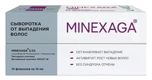 Селенцин minexaga сыворотка от выпадения волос 10 мл 10 шт