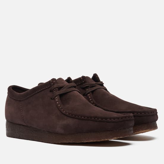 Мужские ботинки Clarks Originals Wallabee Chocolate Suede