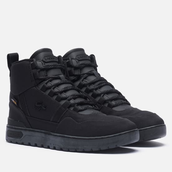 Мужские ботинки Lacoste T-Clip Winter Mid Black/Black