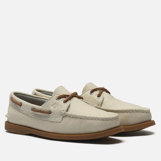 Женские ботинки Sperry Top-Sider Authentic Original 2-Eye Leather Smooth White/Gum