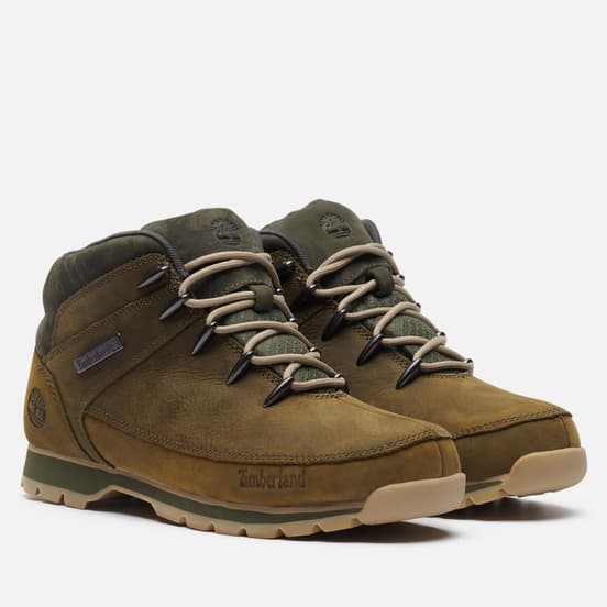 Мужские ботинки Timberland Euro Sprint Dark Green Nubuck/Camo