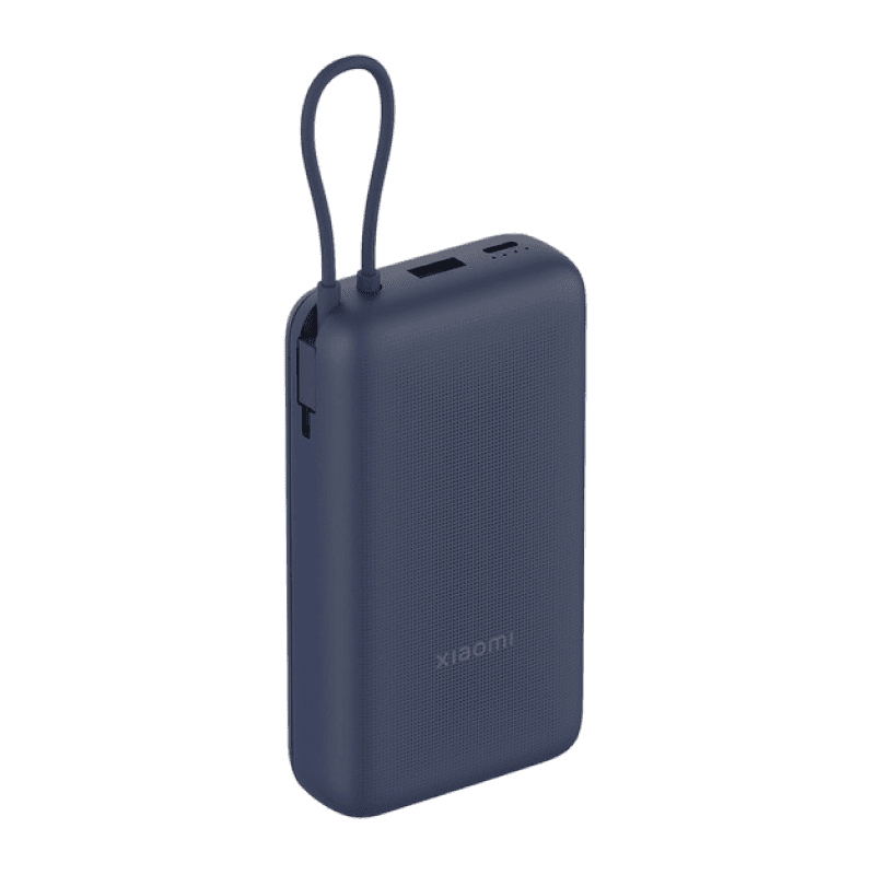 Внешний аккумулятор Xiaomi 33W Power Bank 20000mAh (встроенный кабель) Синий