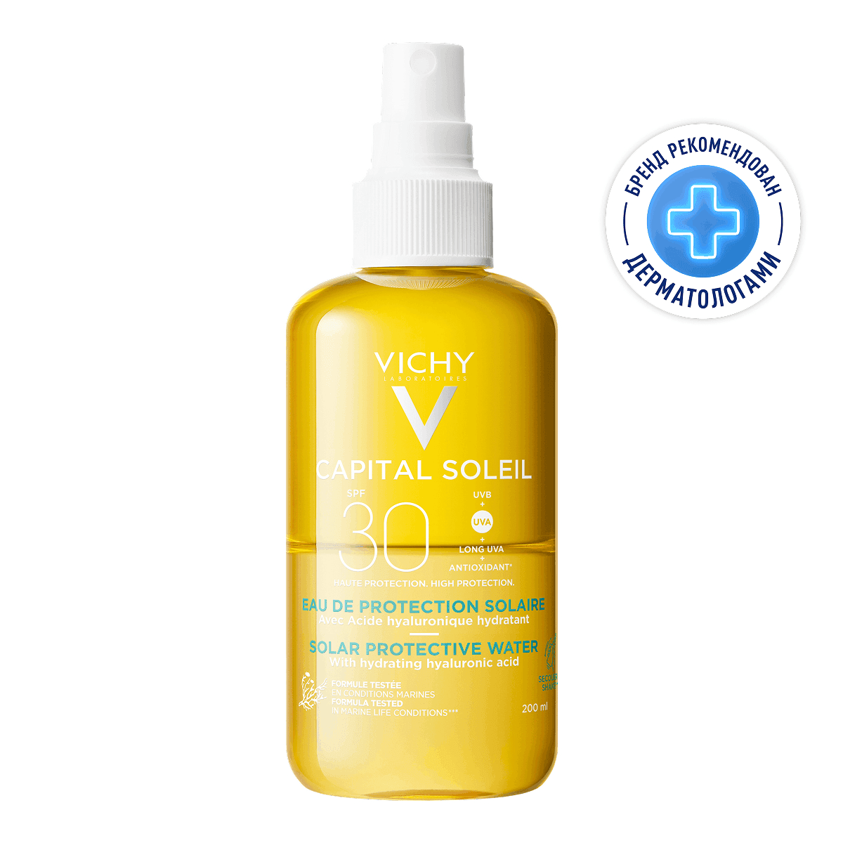 Vichy Capital Soleil Спрей солнцезащитный двухфазный увлажняющий SPF 30