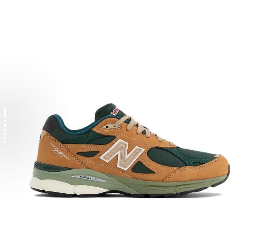 Teddy Santis x New Balance 990v3 made in USA "Tan Green"