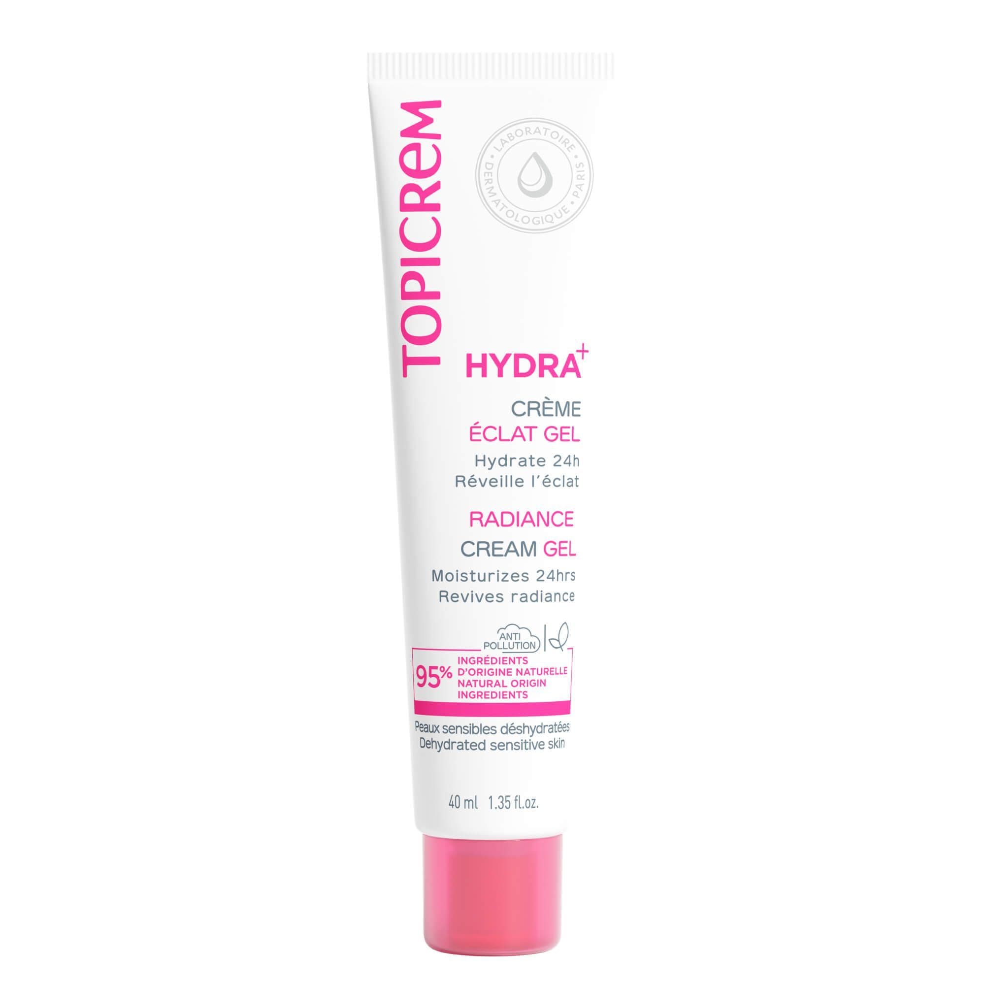 Гель для лица и шеи увлажняющий Radiance Hydra+ Topicrem/Топикрем