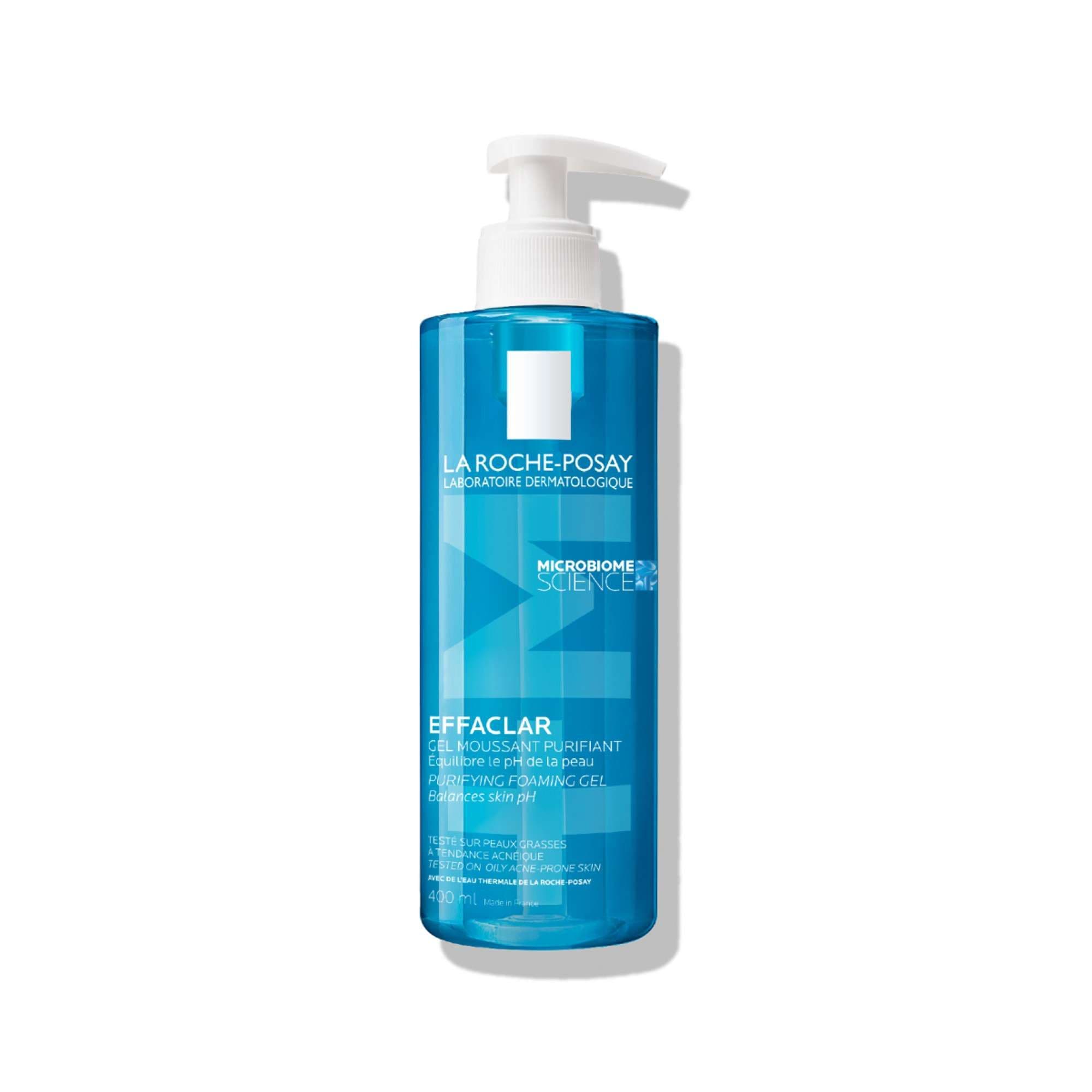 La Roche-Posay Effaclar Очищающий пенящийся гель для умывания чувствительной жирной кожи лица и тела, склонной к прыщам и акне