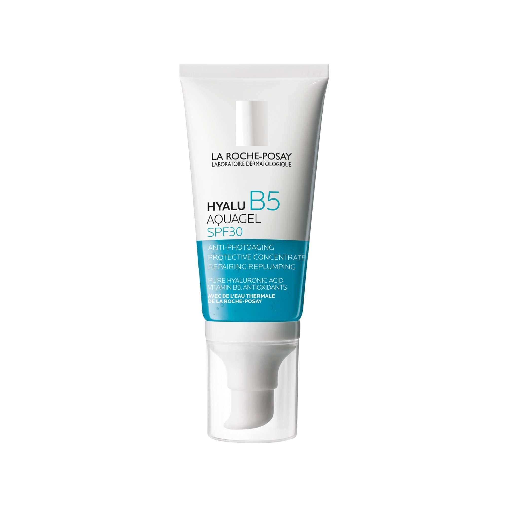 La Roche-Posay Hyalu B5 Концентрированный аква гель для увлажнения и тонуса кожи лица от морщин, с гиалуроновой кислотой и пантенолом, SPF30