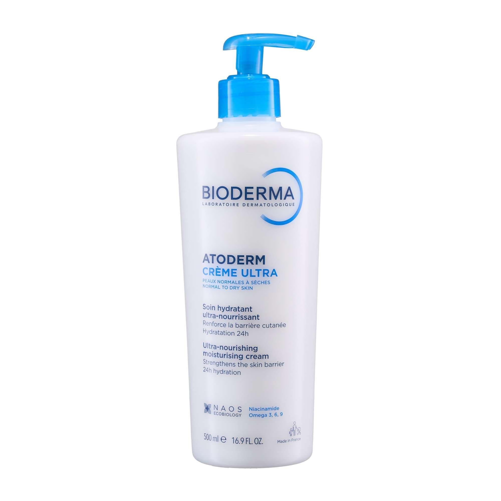 Крем для нормальной и сухой кожи лица и тела увлажняющий Atoderm Ultra Bioderma/Биодерма фл