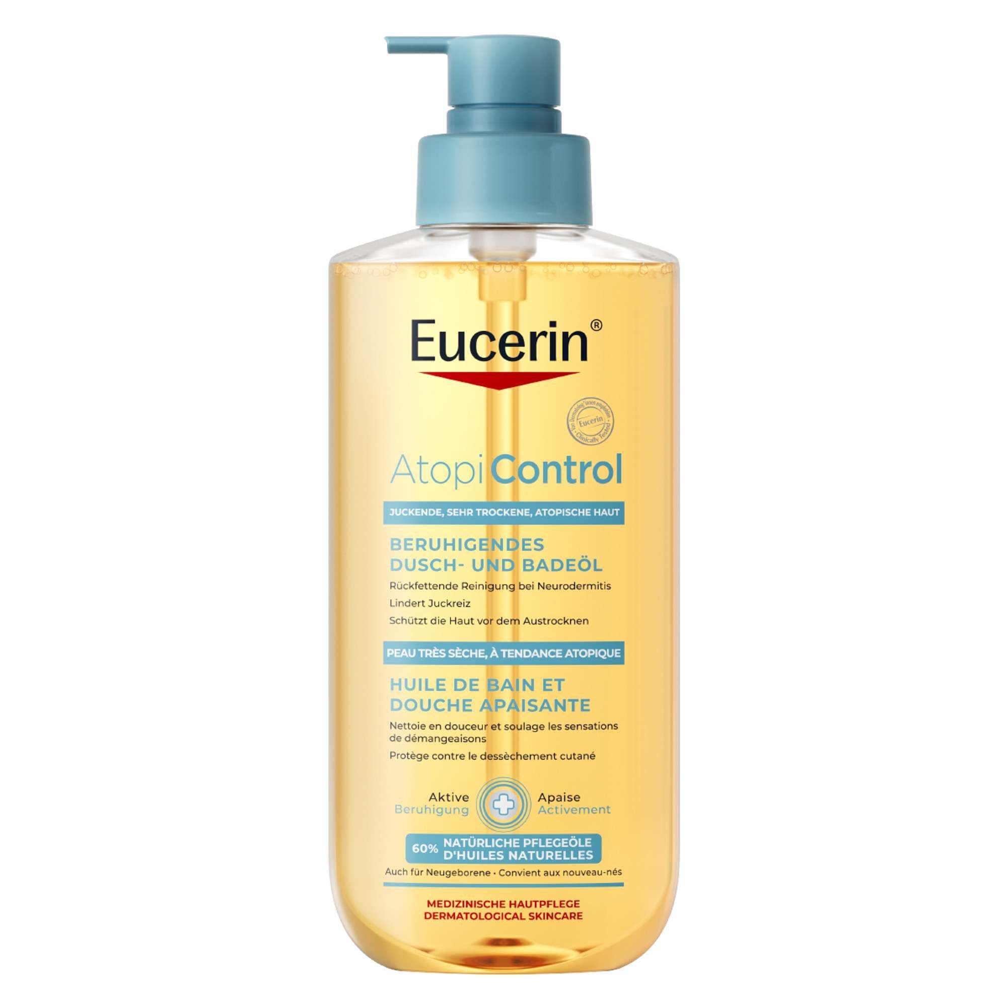 Масло для душа и ванны очищающее для детей AtopiControl Eucerin/Эуцерин фл