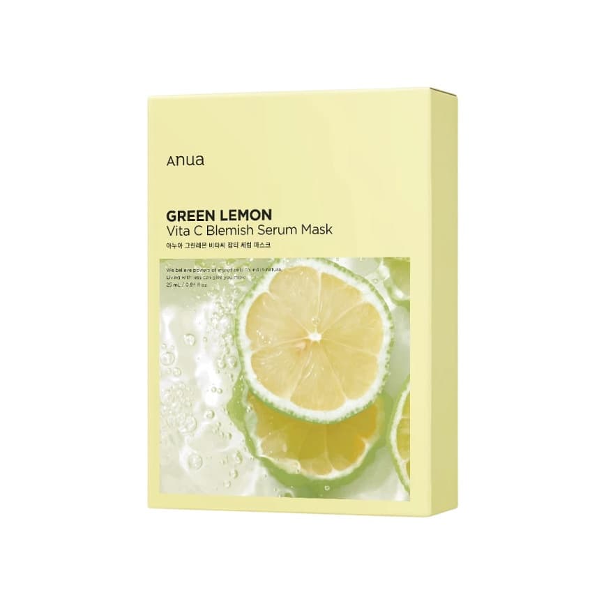 Набор Маска тканевая Green Lemon Vita C Blemish Serum