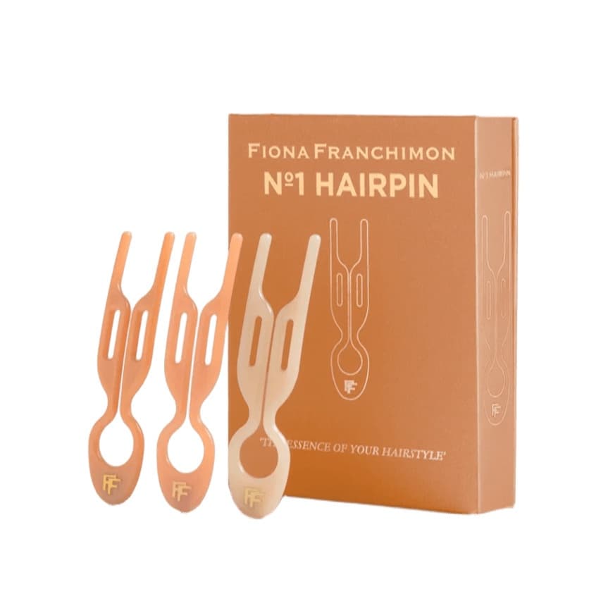 Набор заколок Los Angeles Персиковый / Прозрачно-розовый / Светло-бежевый Hairpin №1