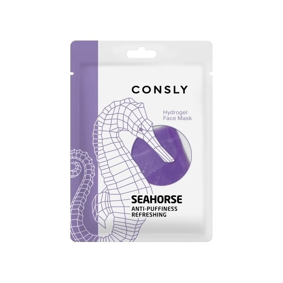 Маска гидрогелевая с экстрактом морского конька Hydrogel Seahorse Face Mask