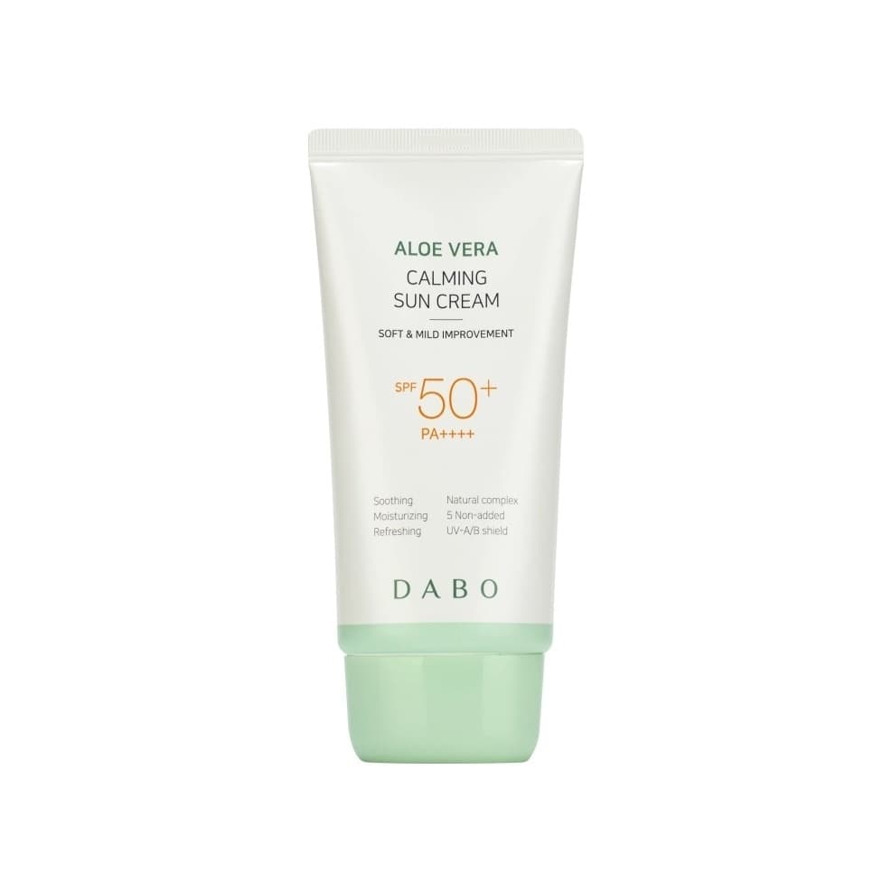 Солнцезащитный крем успокаивающий с алоэ вера SPF50+ PA+++