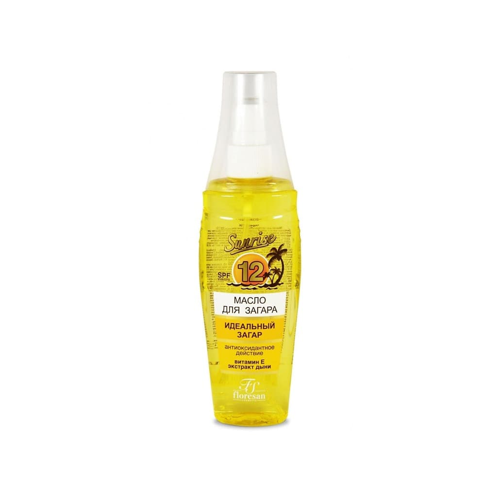 Масло для загара Янтарная дыня SPF 12