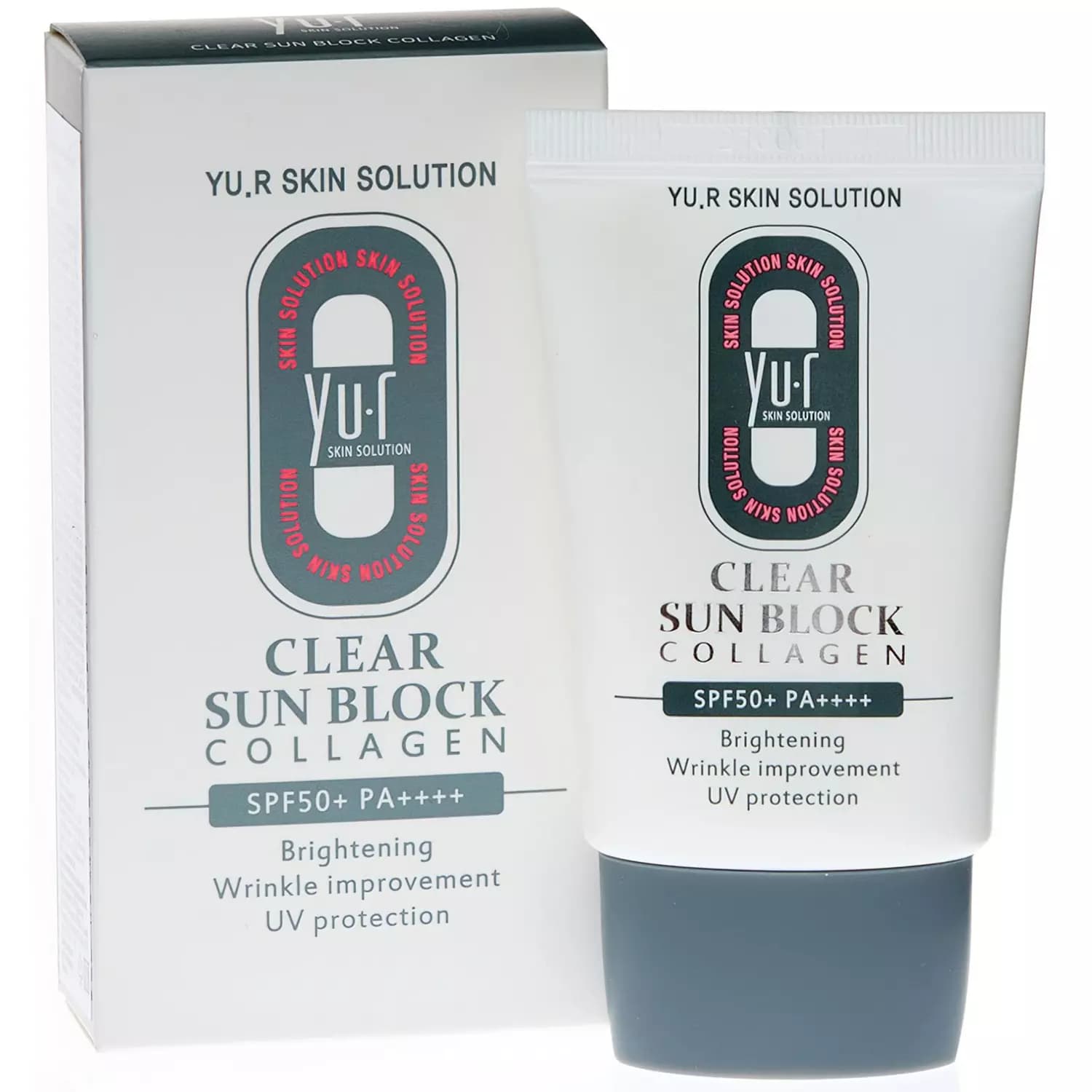 Солнцезащитный крем Clear Sun Block Collagen SPF50