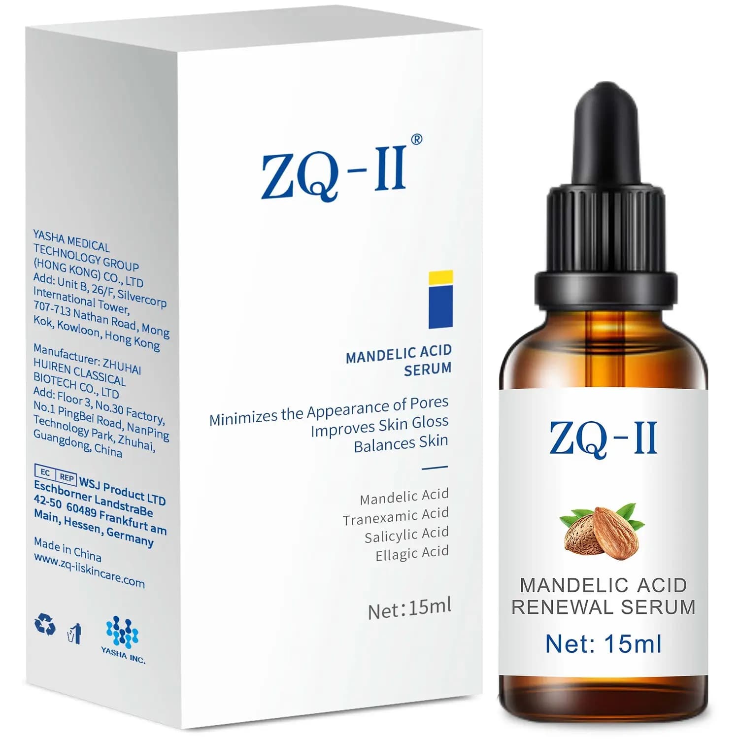 Омолаживающая сыворотка для лица Mandelic Acid Renewal Serum с миндальной кислотой
