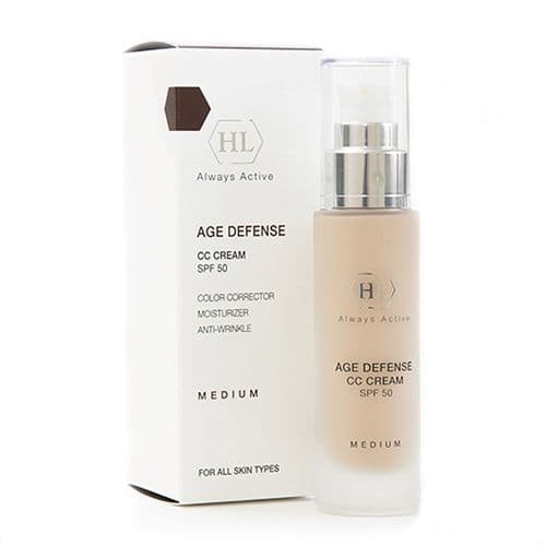 Корректирующий крем (натуральный оттенок) для всех типов кожи AGE DEFENSE CC CREAM SPF 50 MEDIUM
