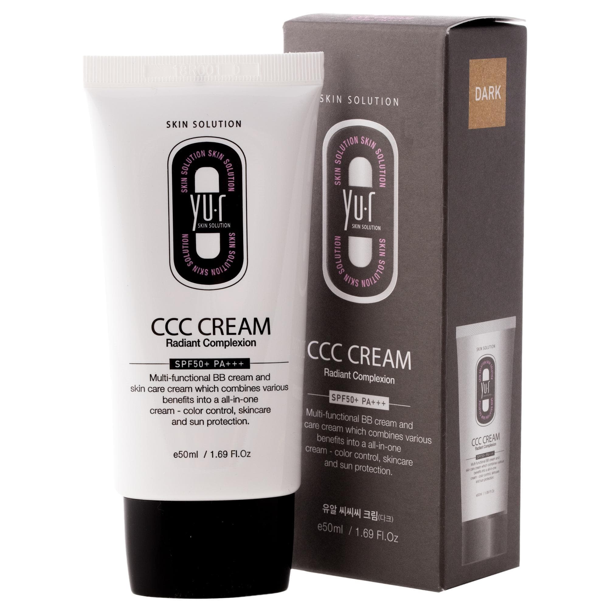 Корректирующий CCC крем для лица Cream SPF50, оттенок Dark