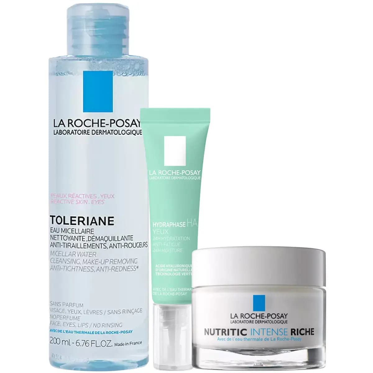 Набор Nutritic Intense Riche, + Hydraphase Eyes, 15 мл + Micellar water, 200 мл