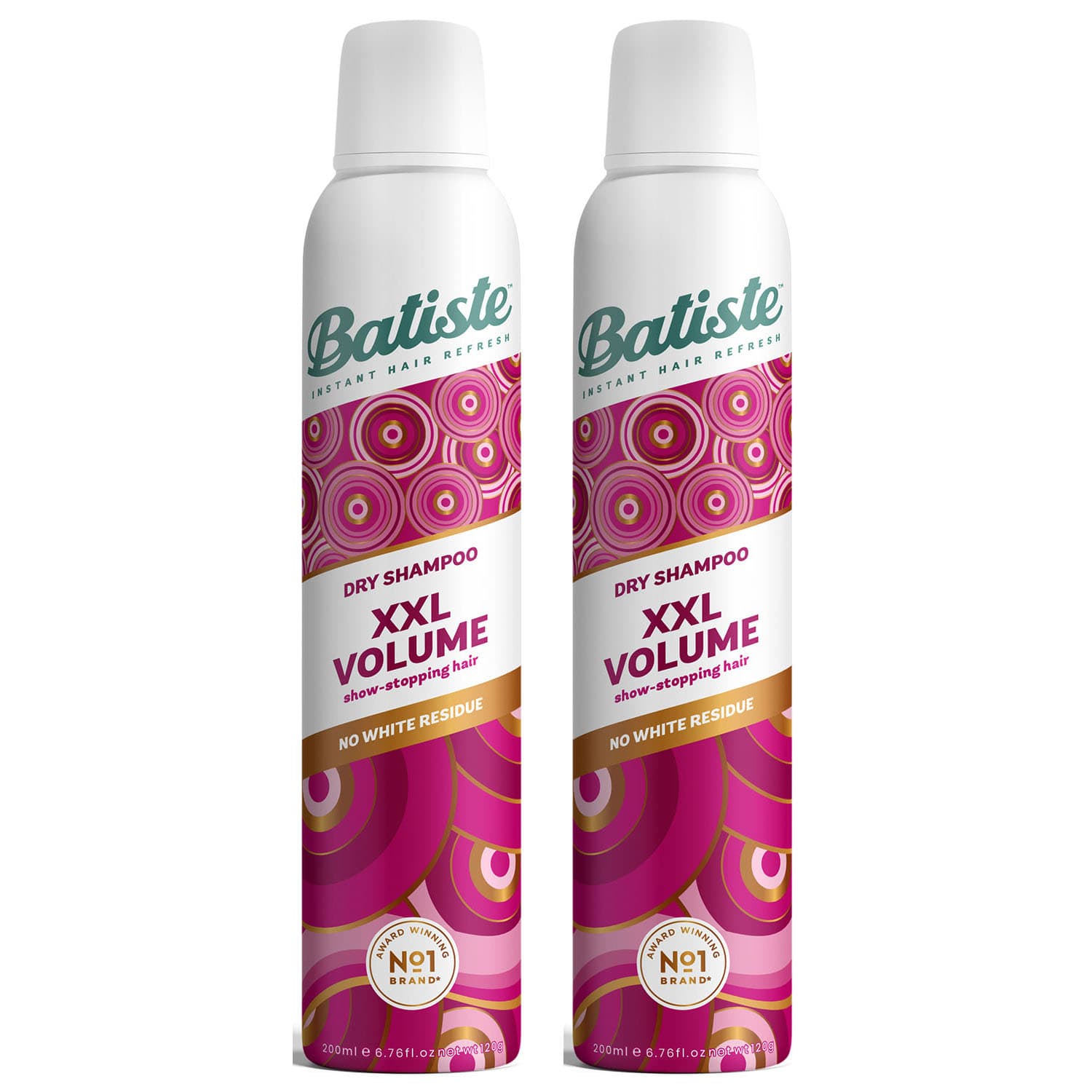 Батист Сухой шампунь для волос XXL Volume, 2 х (Batiste, Stylist