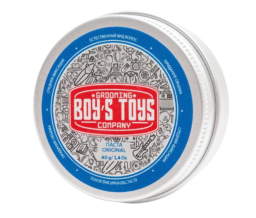 Паста для укладки волос средней фиксации с низким уровнем блеска Original Defining Matte Paste, (Boys Toys, Стайлинг