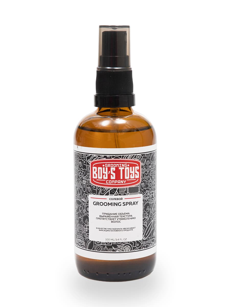 Солевой груминг спрей престайлинг для создания объёма Sea Salt Volumizng Texture Spray, (Boys Toys, Стайлинг