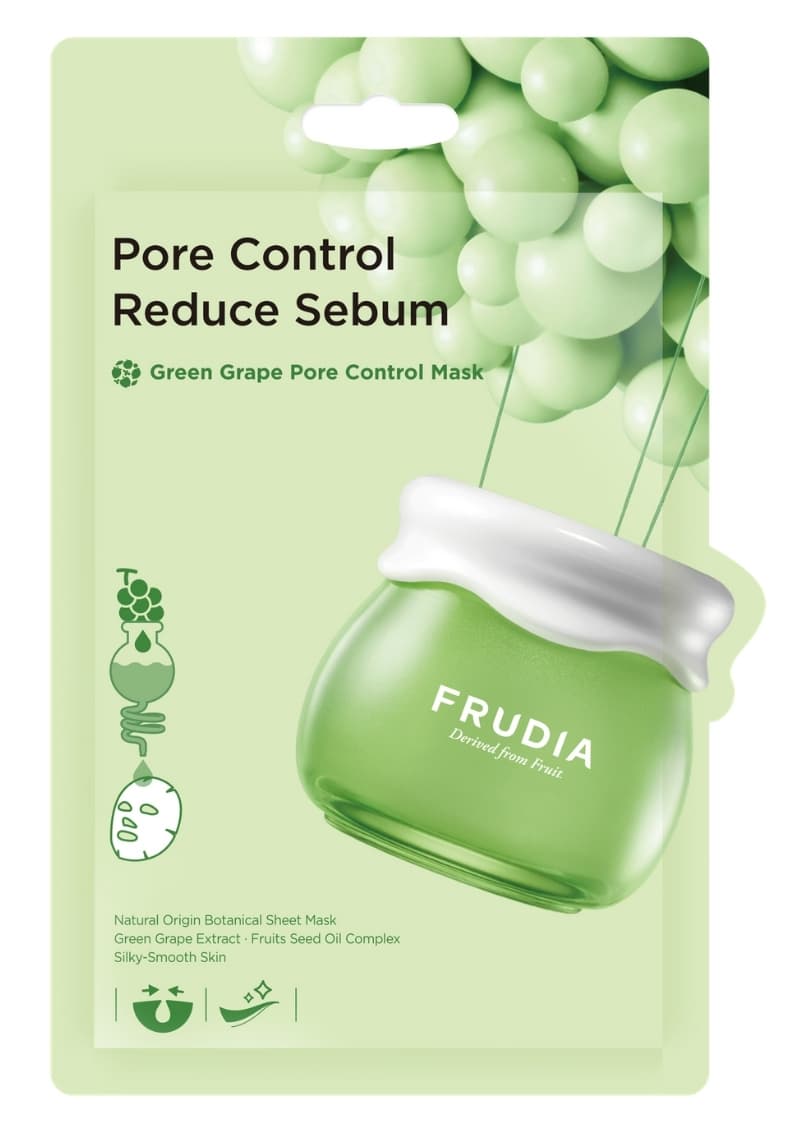 Фрудиа Маска для лица с зеленым виноградом, (Frudia, Контроль себорегуляции
