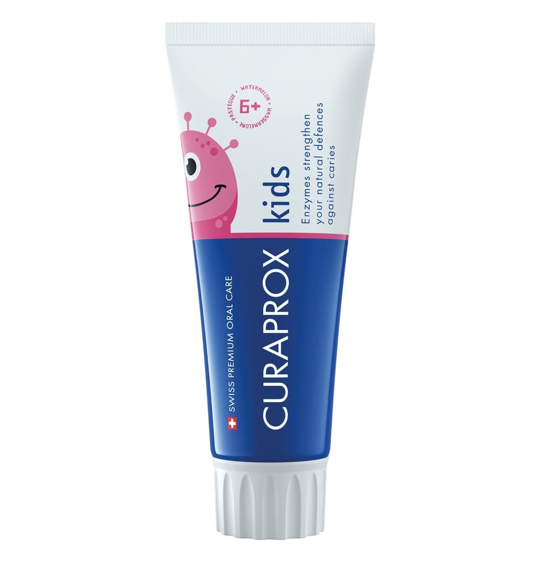 Курапрокс Зубная паста со вкусом арбуза Kids 1450 с 6 лет, (Curaprox, Детская продукция