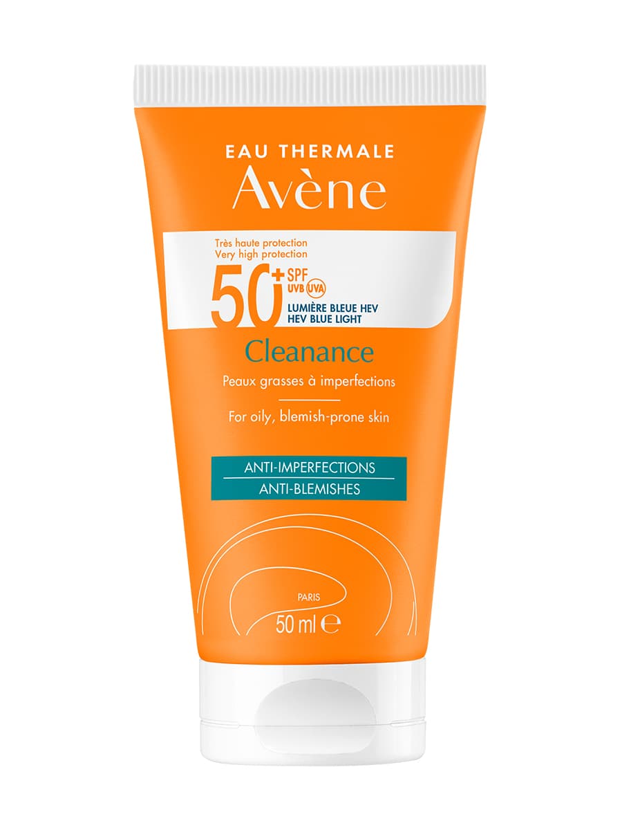 Авен Флюид солнцезащитный для проблемной кожи SPF 50+, (Avene, Cleanance)