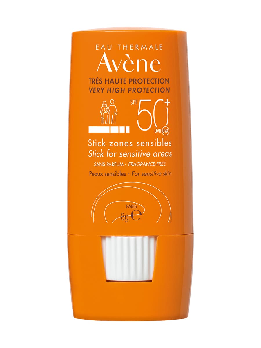 Авен Стик для защиты от солнца чувствительных зон SPF 50+, (Avene, Suncare)