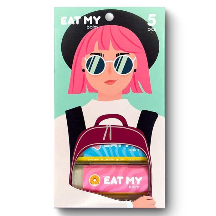 Ит Май Набор бальзамов для губ "Заряд уверенности", (Eat My, Balms Set
