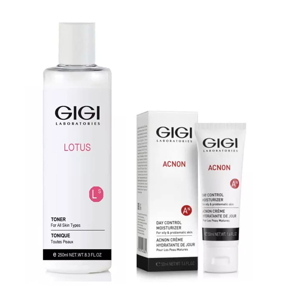 ДжиДжи Набор против акне: тоник 250 мл + крем 50 мл (GiGi, Lotus Beauty