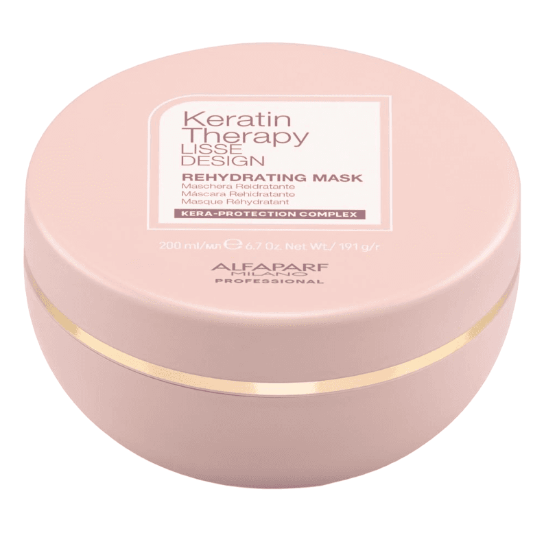 Кератиновая увлажняющая маска для волос Rehydrating Mask, (Alfaparf Milano, Keratin Therapy Lisse Design