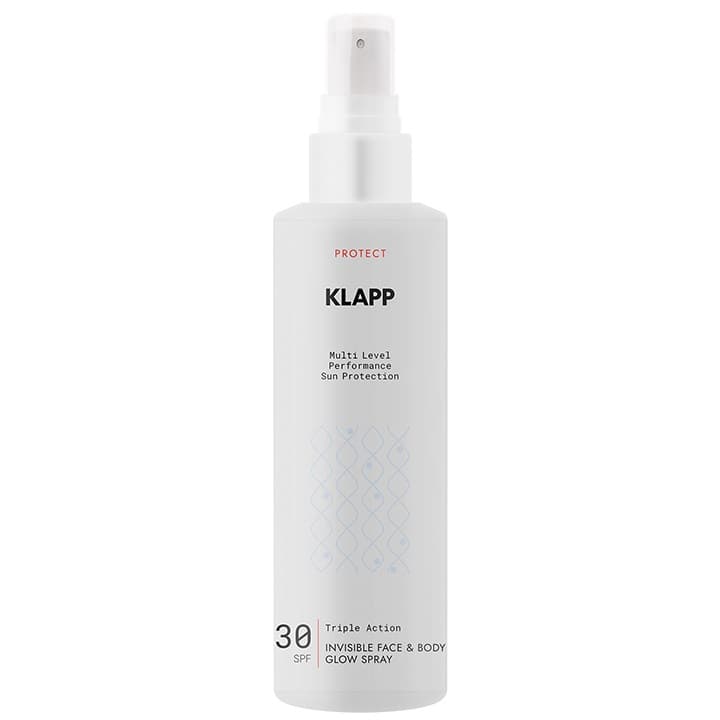 Клапп Спрей для загара с естественным блеском Invisible Face & Body Glow Spray SPF 30, (Klapp, Multi Level Performance)