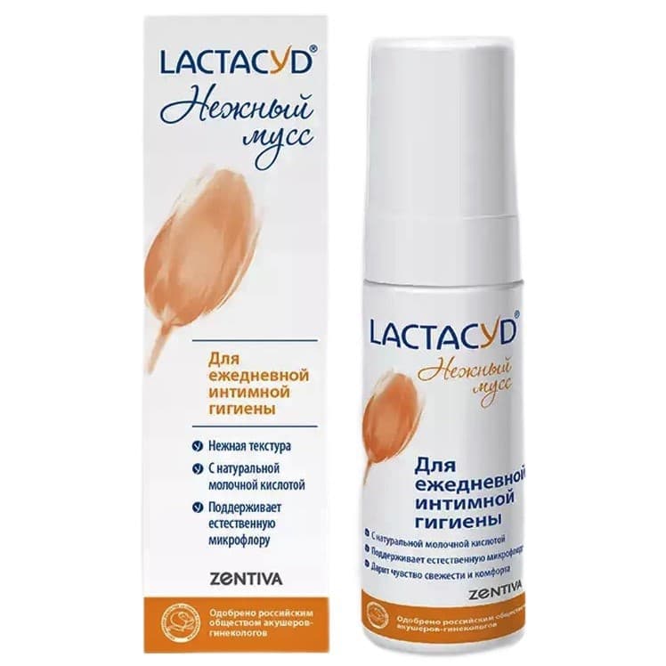 Лактацид Нежный мусс для ежедневной интимной гигиены, (Lactacyd, Базовый уход