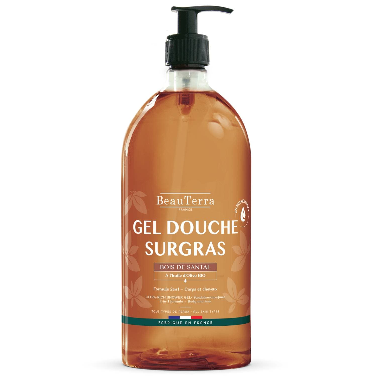Бьютерра Ультранасыщенный гель для душа с ароматом сандала, (BeauTerra, Shower Gel