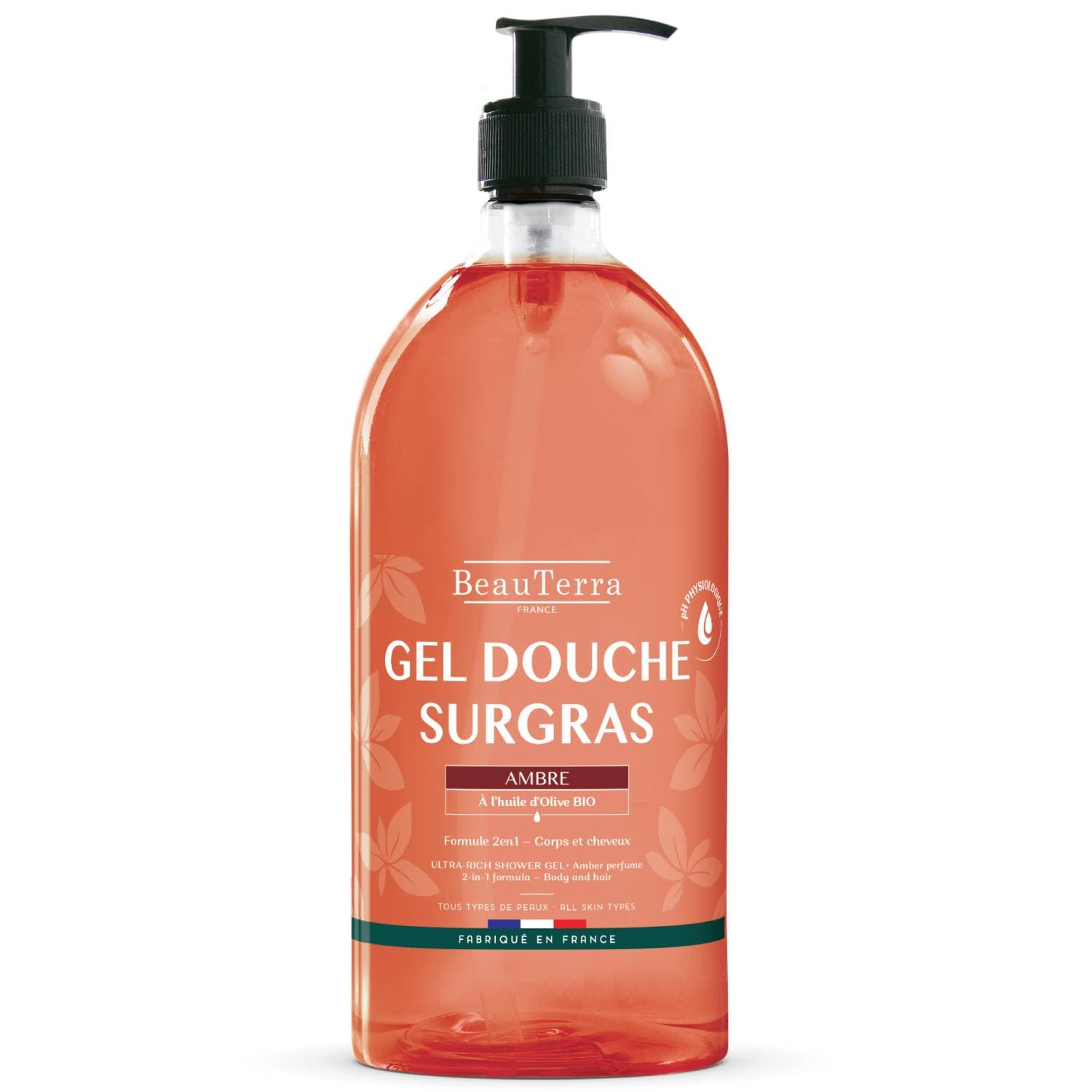 Бьютерра Ультранасыщенный гель для душа с ароматом амбры, (BeauTerra, Shower Gel