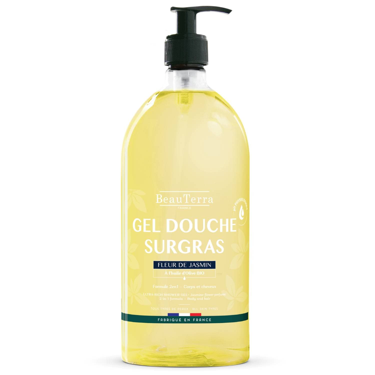 Бьютерра Ультранасыщенный гель для душа с ароматом жасмина, (BeauTerra, Shower Gel