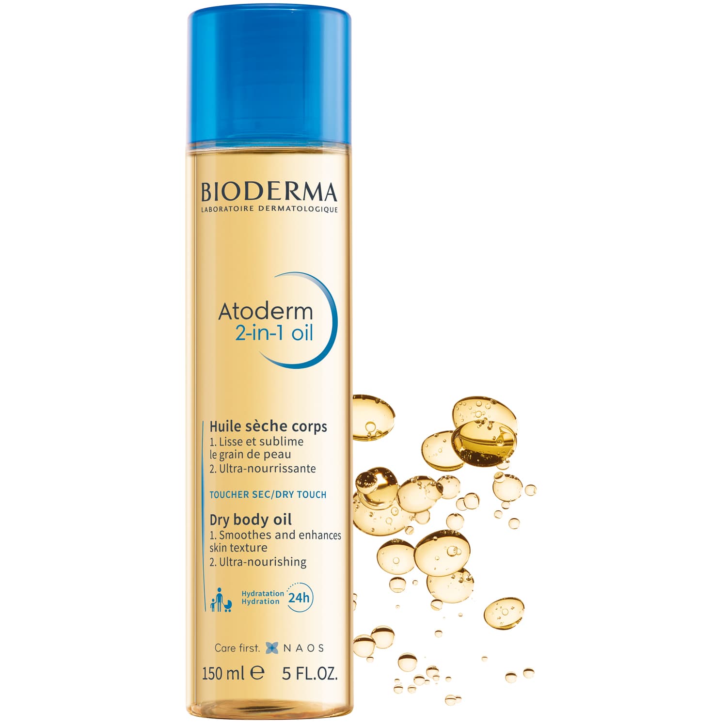 Биодерма Cухое масло для тела 2в1, (Bioderma, Atoderm