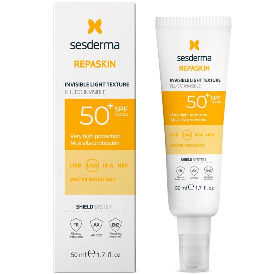 Сесдерма Сверхлегкое солнцезащитное средство для лица SPF50, (Sesderma, Repaskin)