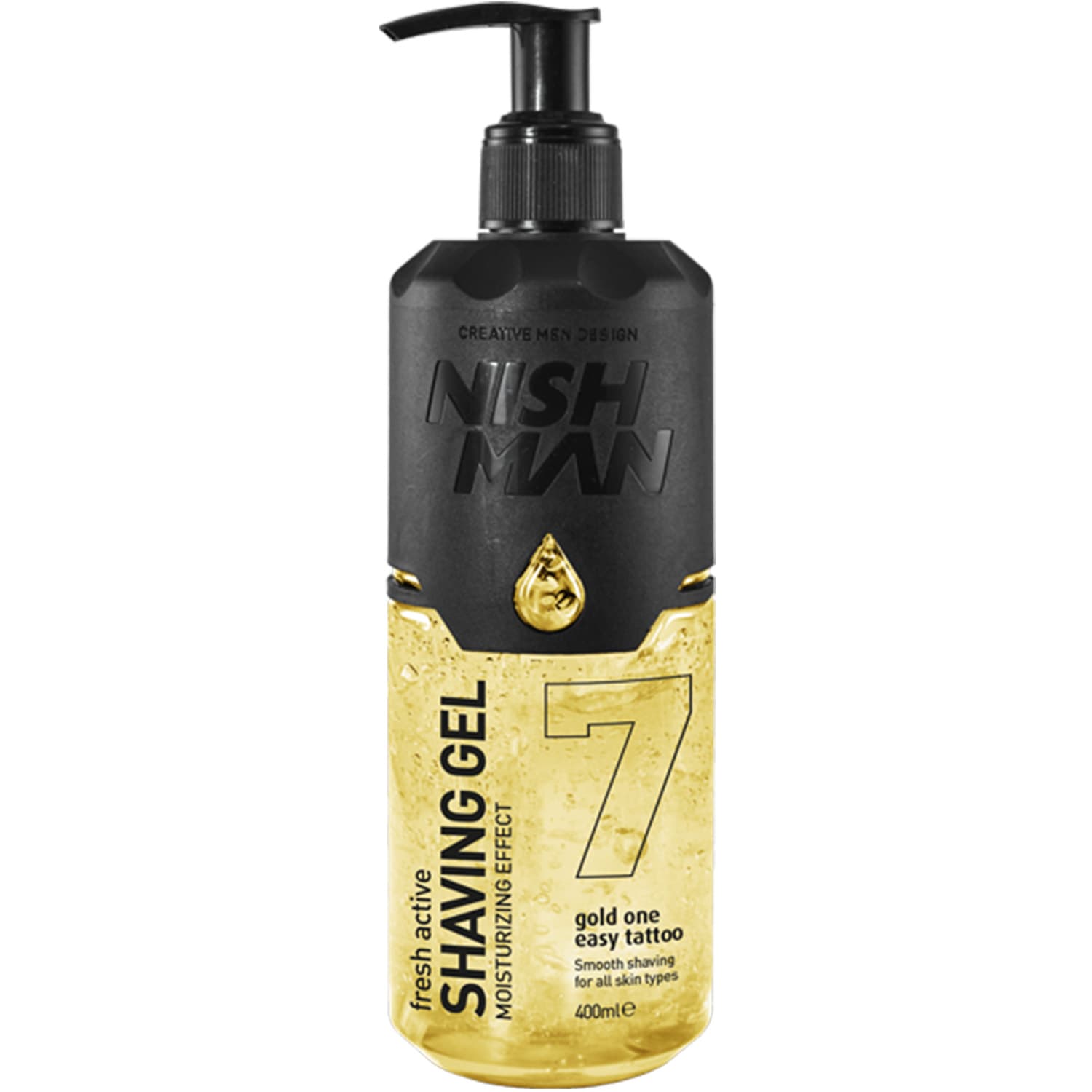 Нишмэн Увлажняющий гель для бритья 7 Gold One Easy Tattoo, (Nishman, Shaving