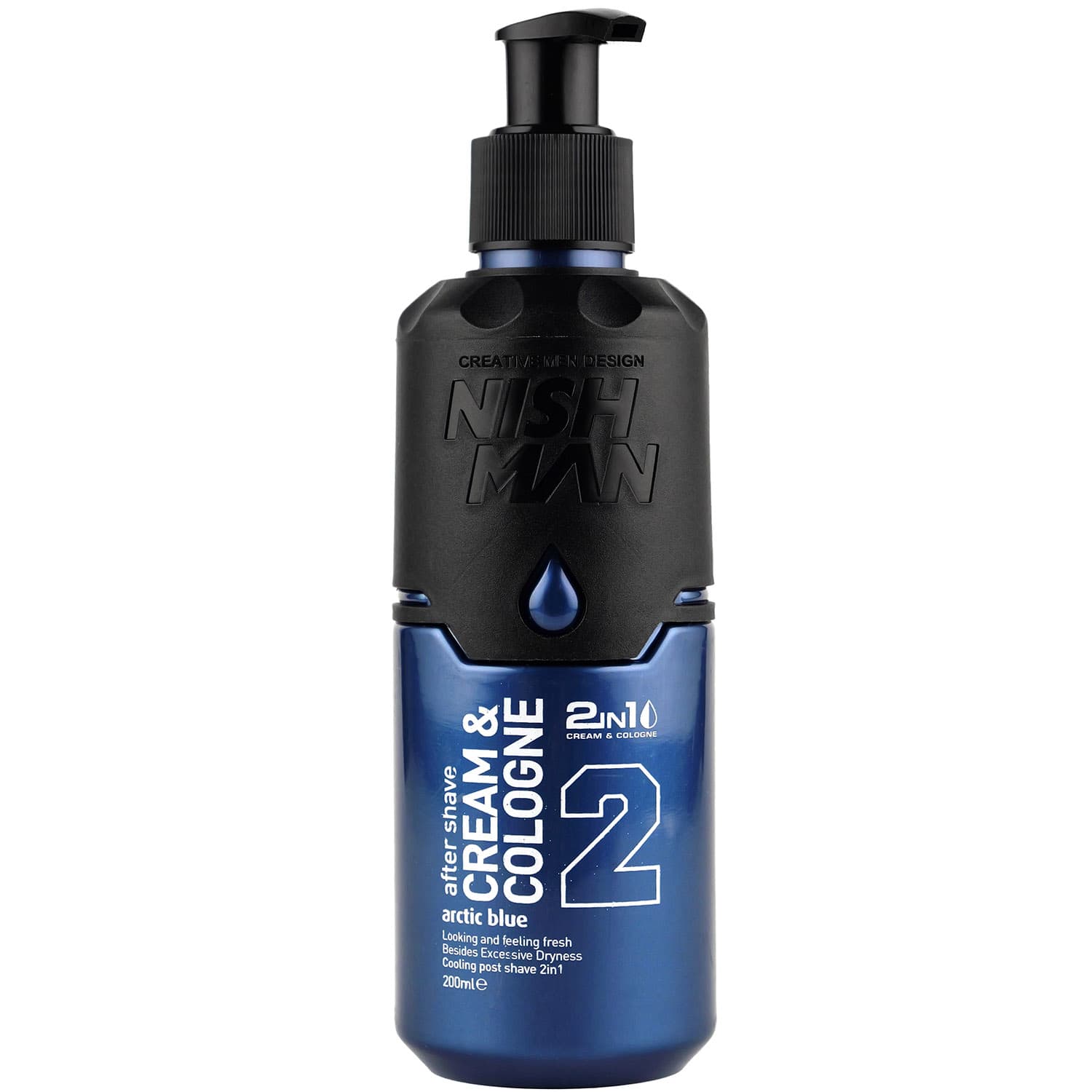 Нишмэн Крем-одеколон после бритья 2в1 Arctic Blue, (Nishman, Shaving & Care
