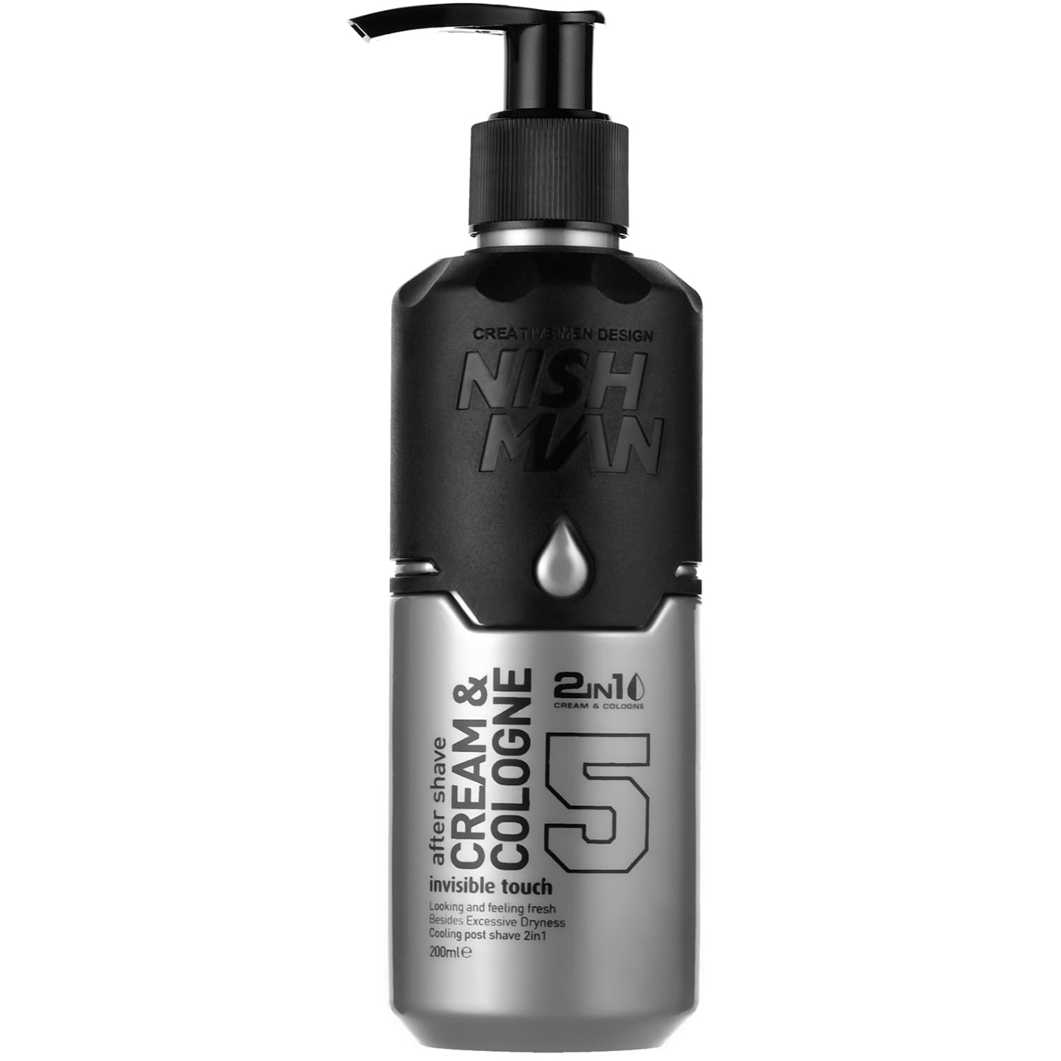 Нишмэн Крем-одеколон после бритья 2в1 Invisible Touch, (Nishman, Shaving & Care