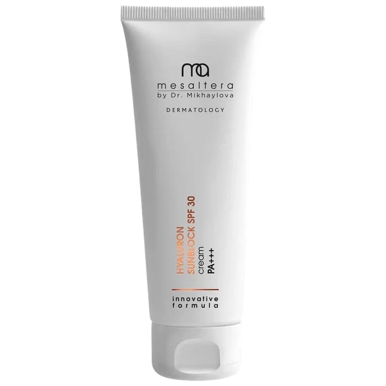 Мезальтера Увлажняющий солнцезащитный крем Hyaluron Sunblock SPF 30+ / PA+++, (Mesaltera by DR. Mikhaylova, Уход для всех типов кожи