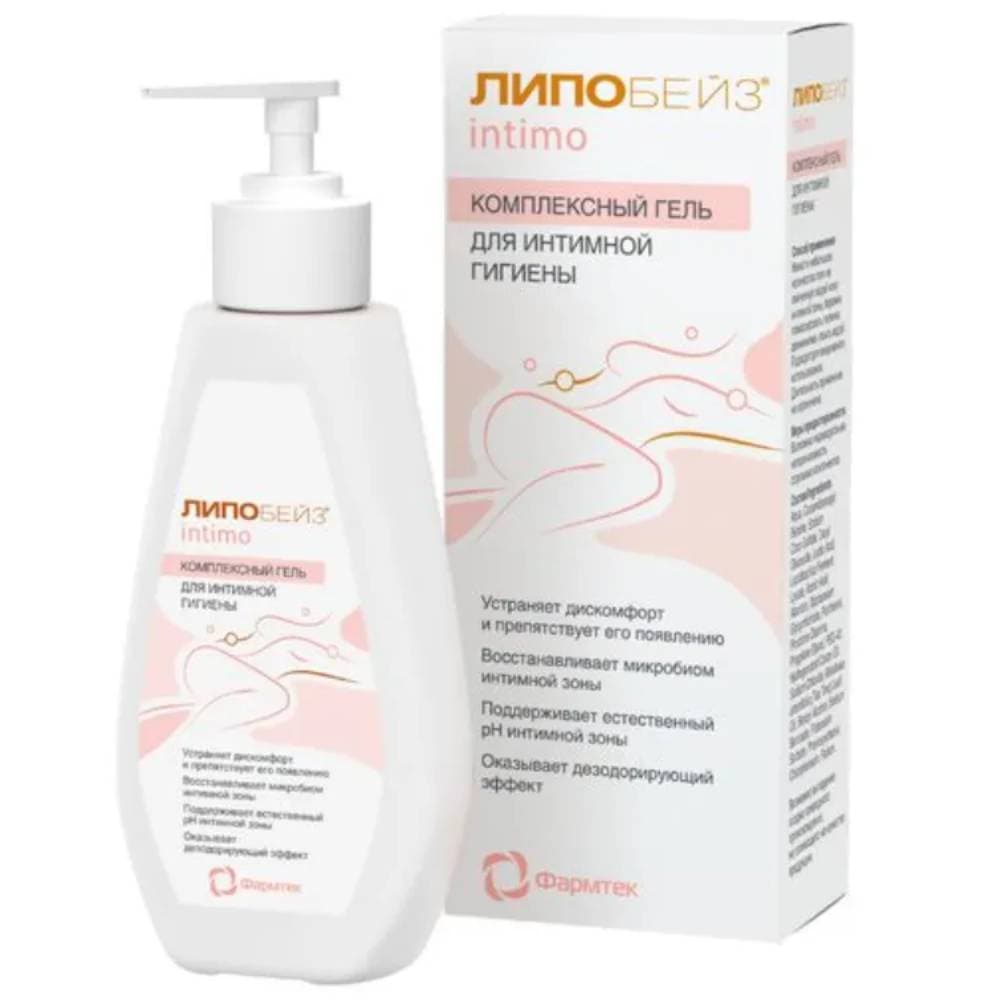 Комплексный гель для интимной гигиены, (Липобейз, Intimo