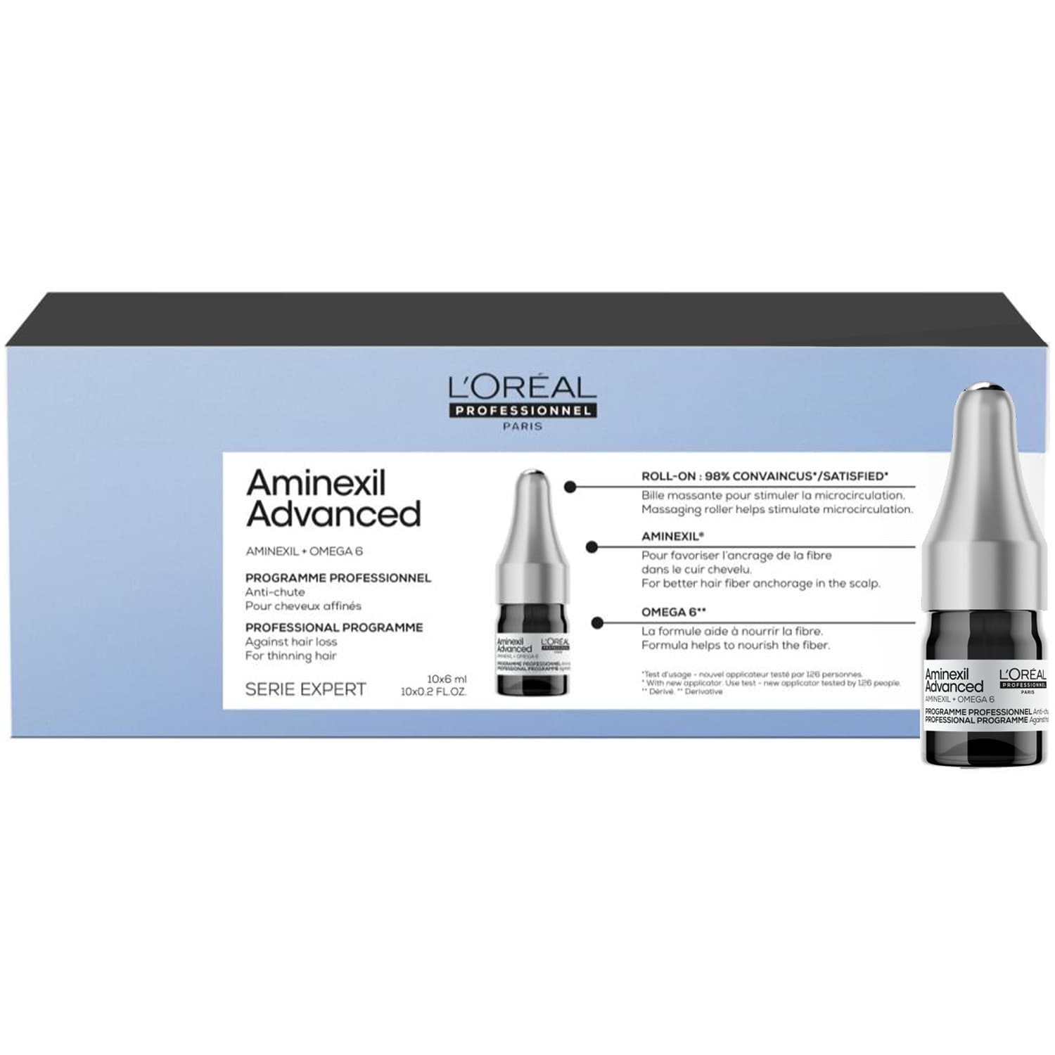 Лореаль Профессионель Программа Aminexil Advanced от выпадения волос, 10 ампул х (L'oreal Professionnel, Serie Expert