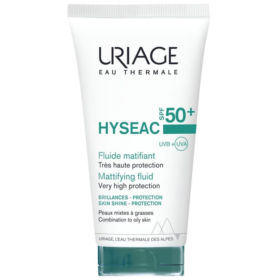 Урьяж Матирующая солнцезащитная эмульсия для лица SPF50+, (Uriage, Hyseac