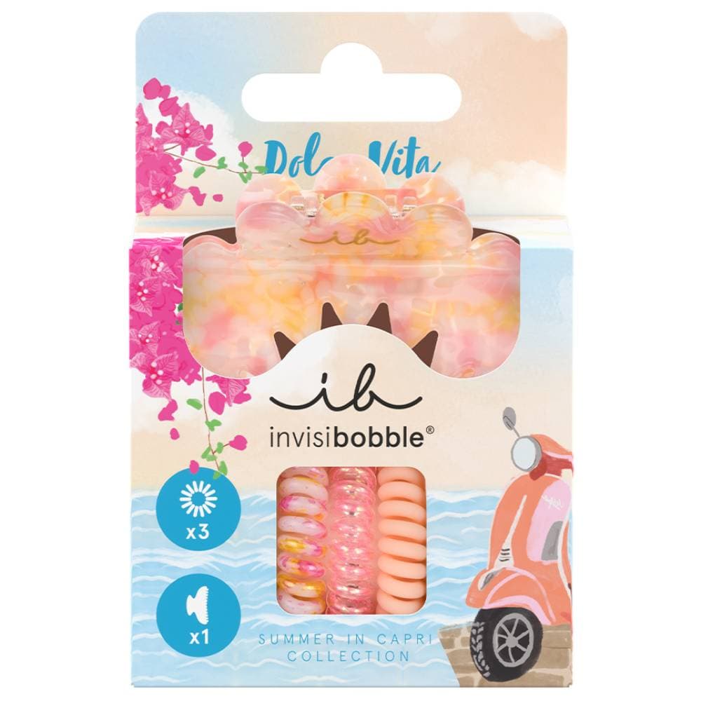Инвизибабл Подарочный набор Summer in Capri Dolce Vita, 4 предмета (Invisibobble, Sets)
