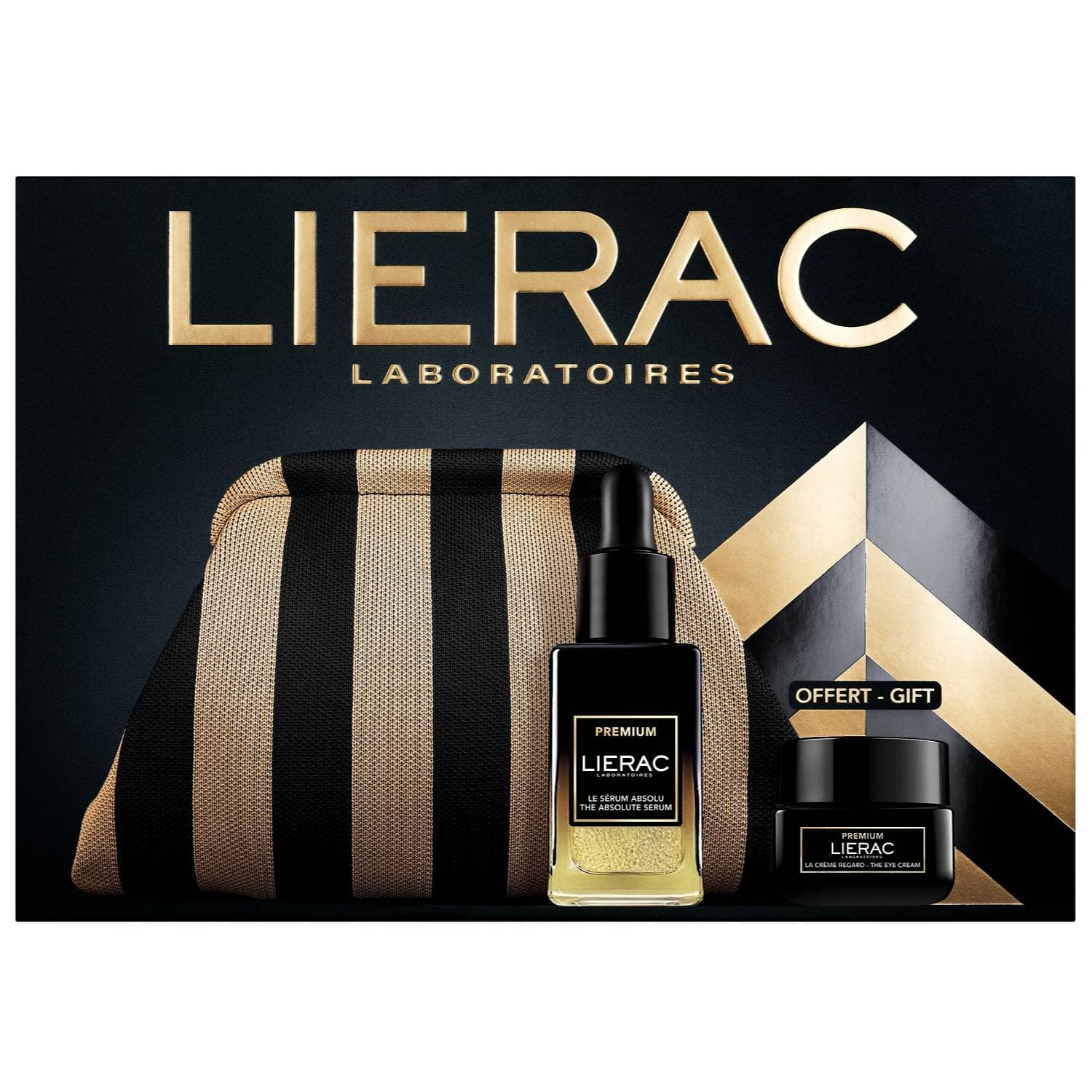 Лиерак Набор для лица: сыворотка 30 мл + крем для век 20 мл (Lierac, Premium